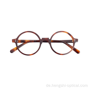 Großhandel runde Damen Trendy Ultra Light Optical Acetat Rahmen Brillen